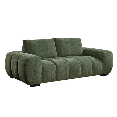 Sienna 3 Seater Fabric Sofa Hunter Green