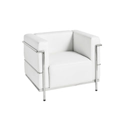Le Corbusier LC3 Leather Chair Seater White Replica