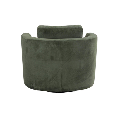 Adam Swivel Armchair Olive Back