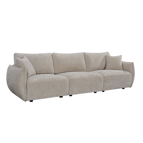 Capri Modular 3 Seater Fabric Lounge