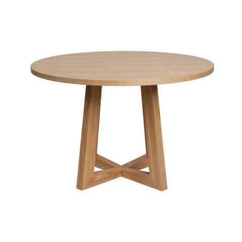 Diego Round Dining Table 115cm Natural