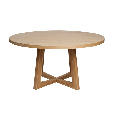 Diego Round Dining Table 150cm Natural