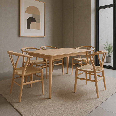 Freya Rectangle Dining Table 150cm Natural