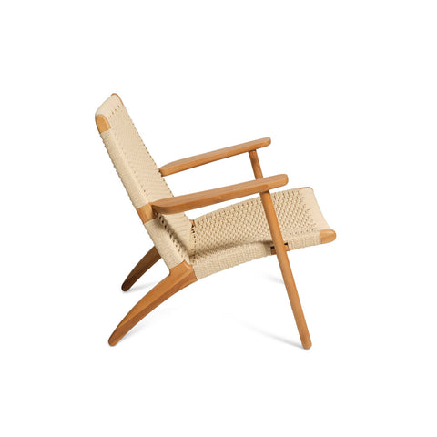 Hans Wegner Ch25 Easy Chair Replica Natural Oak