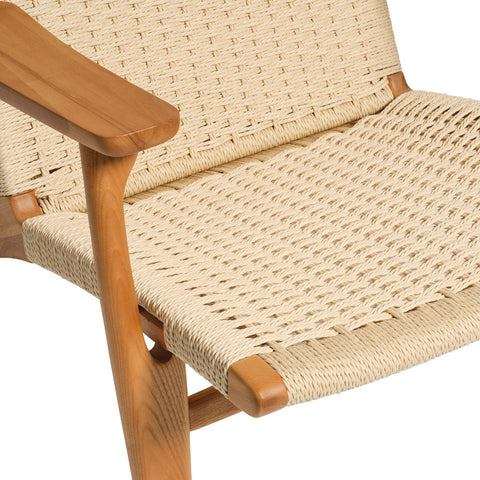 Hans Wegner Ch25 Easy Chair Replica Natural Oak