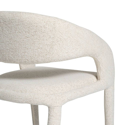 Hugo Fabric Dining Chair Beige