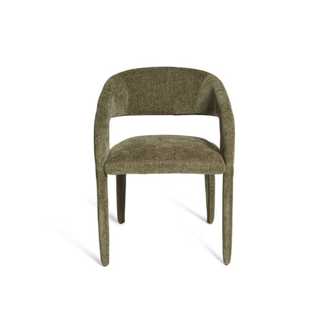 Hugo Fabric Dining Chair Hunter Green