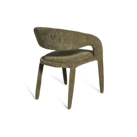 Hugo Fabric Dining Chair Hunter Green