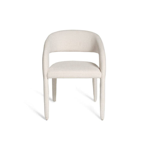 Hugo Fabric Dining Chair Ivory