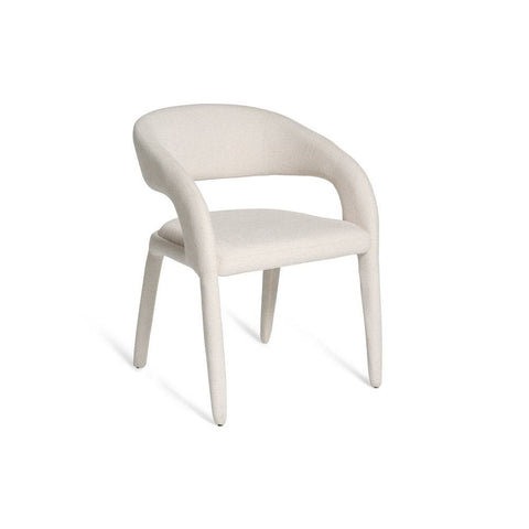 Hugo Fabric Dining Chair Ivory