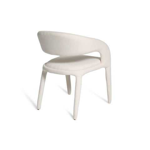 Hugo Fabric Dining Chair Ivory