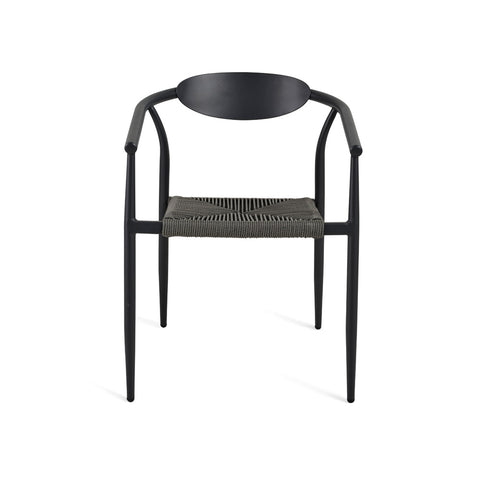 Sicily Outdoor 7pc Rectangle Dining Set – Charcoal