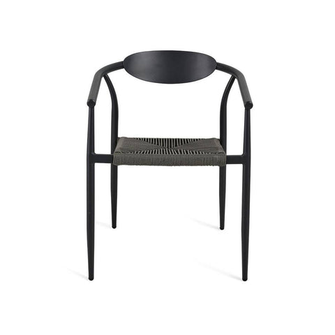 Sicily Outdoor 7pc Rectangle Dining Set – Charcoal