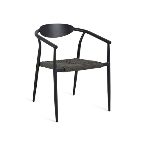 Sicily Outdoor 7pc Rectangle Dining Set – Charcoal