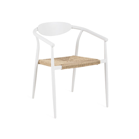Sicily Outdoor 7pc Rectangle Dining Set – White - Glicks Furniture