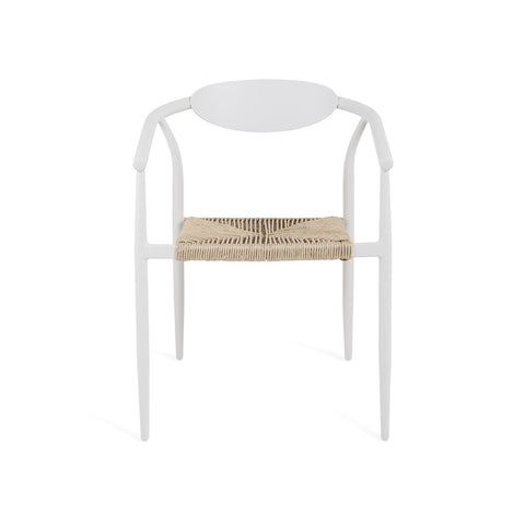 Jasmine Outdoor Dining Chair White 02