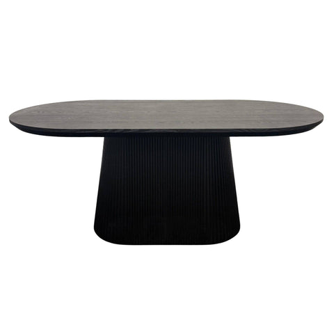 Jensen Oval Dining Table Black 180cm