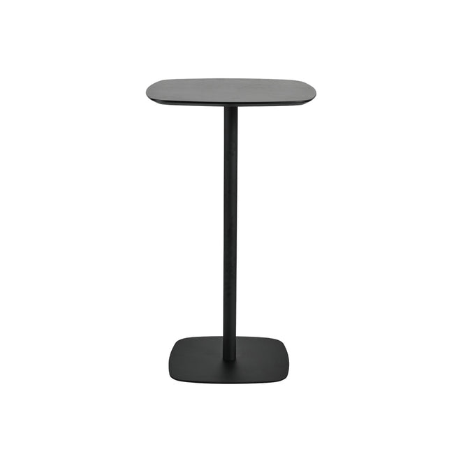Jordan Square Bar Table Black 103cm