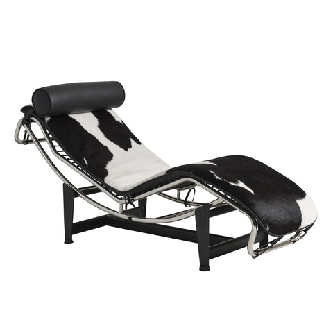 Le Corbusier LC4 Pony Leather Chaise Replica