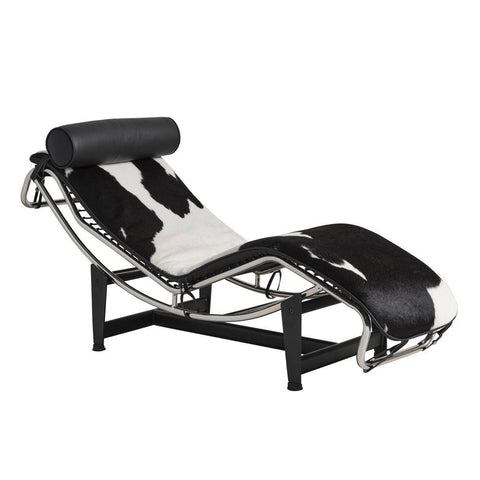 Le Corbusier LC4 Pony Leather Chaise Replica