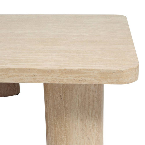 Leo Coffee Table Travertine-Look