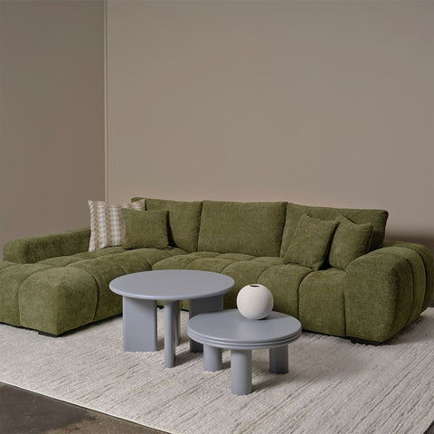 Sienna Fabric Hunter Green Chaise Lounge