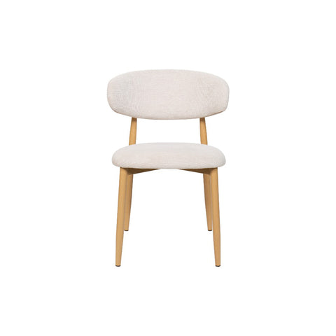 Louie Fabric Dining Chair Beige