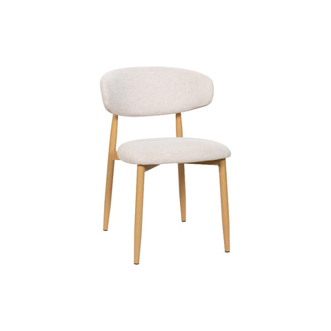 Louie Fabric Dining Chair Beige