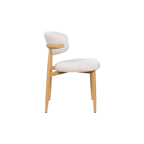 Louie Fabric Dining Chair Beige