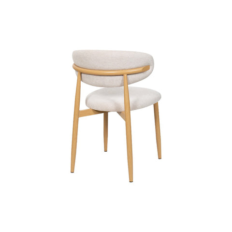Louie Fabric Dining Chair Beige