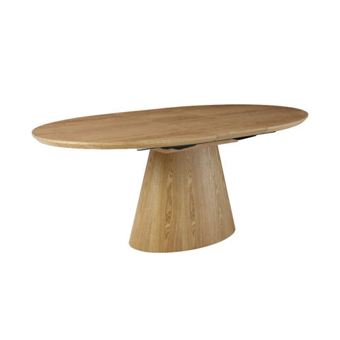 Louie 160-200cm Oval Extension Dining Table Oak