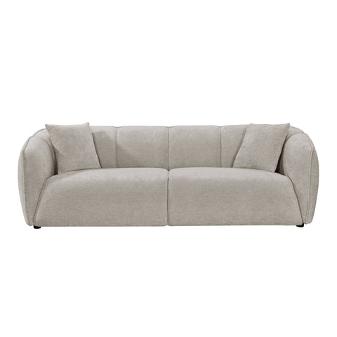 Milano 2+3 Seater Fabric Sofa Set Beige