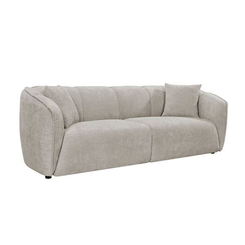 Milano 2+3 Seater Fabric Sofa Set Beige
