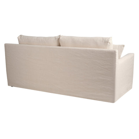 Naples 3 Seater Ivory Fabric Sofa - Glicks Furniture