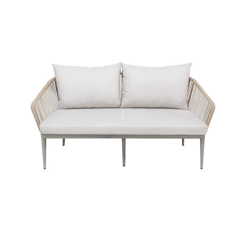 Santorini Outdoor 3 Piece Lounge Set Grey