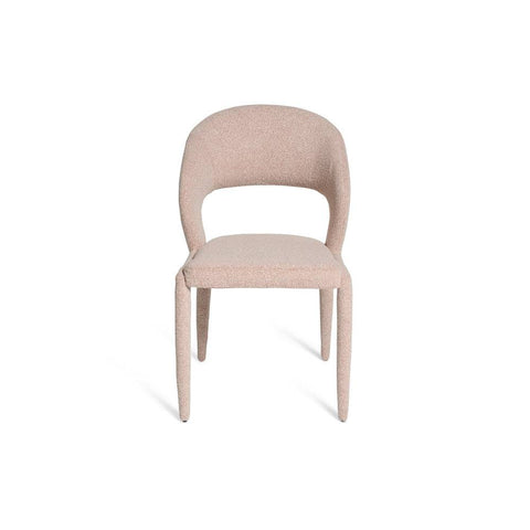 Savanna Boucle Dining Chair Peach