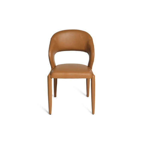 Savanna Leather Dining Chair Tan