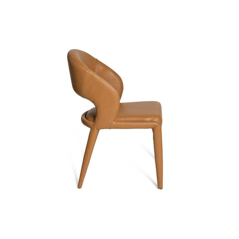 Savanna Leather Dining Chair Tan