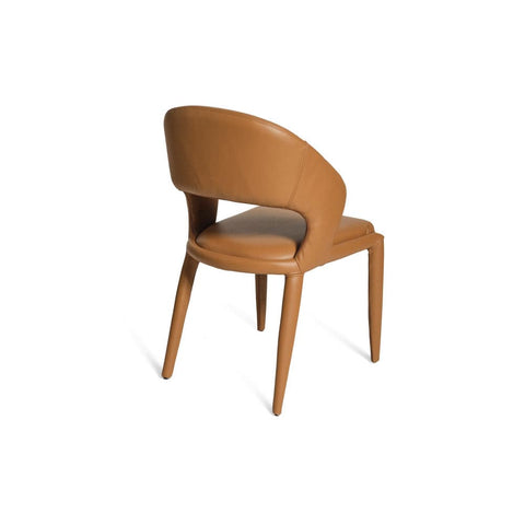 Savanna Leather Dining Chair Tan