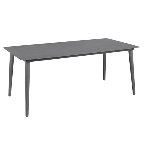 Sicily Outdoor 7pc Rectangle Dining Set – Charcoal