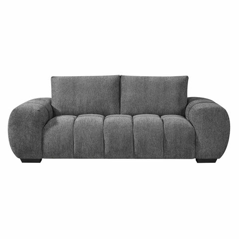 Sienna 3 Seater Fabric Sofa Charcoal