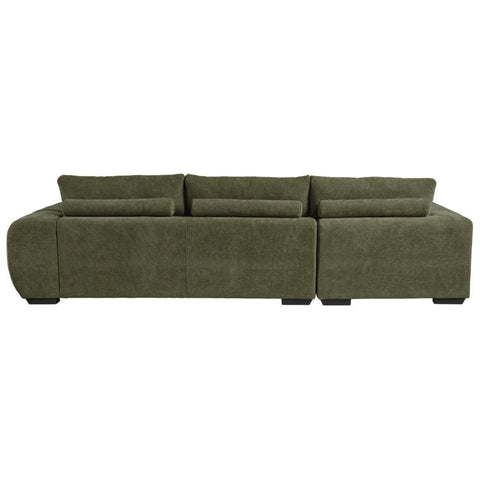 Sienna Fabric Hunter Green Chaise Lounge