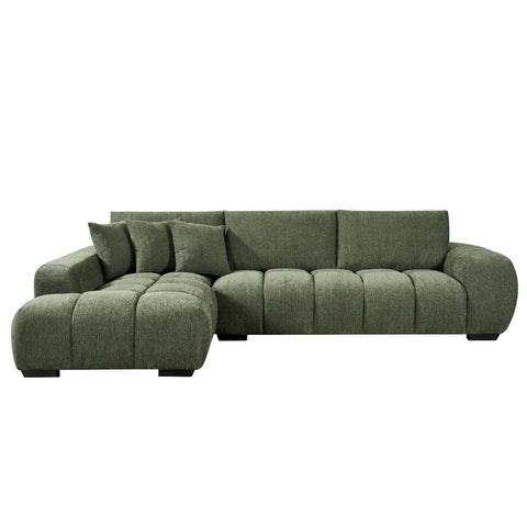 Sienna Fabric Hunter Green Chaise Lounge