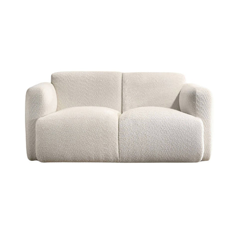 Talia 2 Seater Fabric Sofa White