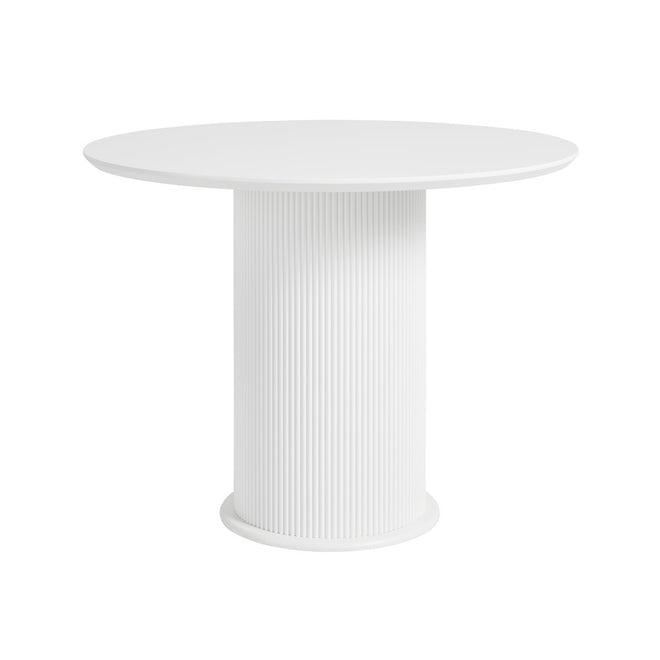 Torino 100cm MDF Dining Table White