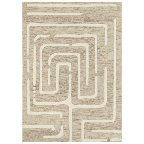 Summit Maze Linen Rug - Glicks Furniture