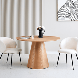Moon Round Dining Table Natural 90cm