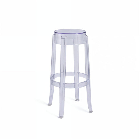 Philippe Starck Ghost Bar Stool Clear 75cm Replica - Glicks Furniture