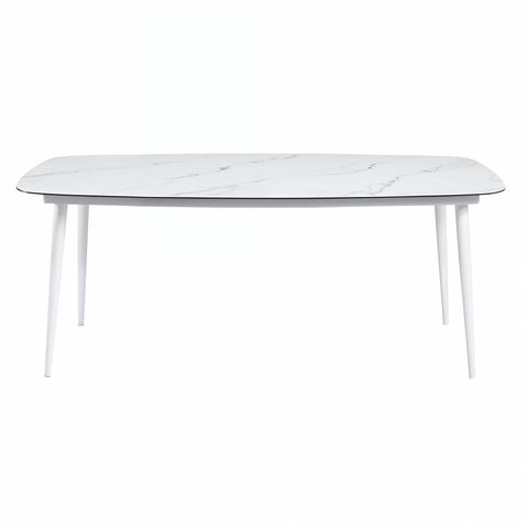Noosa Outdoor Dining Table White - Glicks Furniture