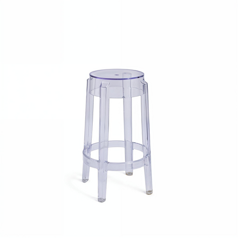 Philippe Starck Ghost Bar Stool Clear 65cm Replica - Glicks Furniture